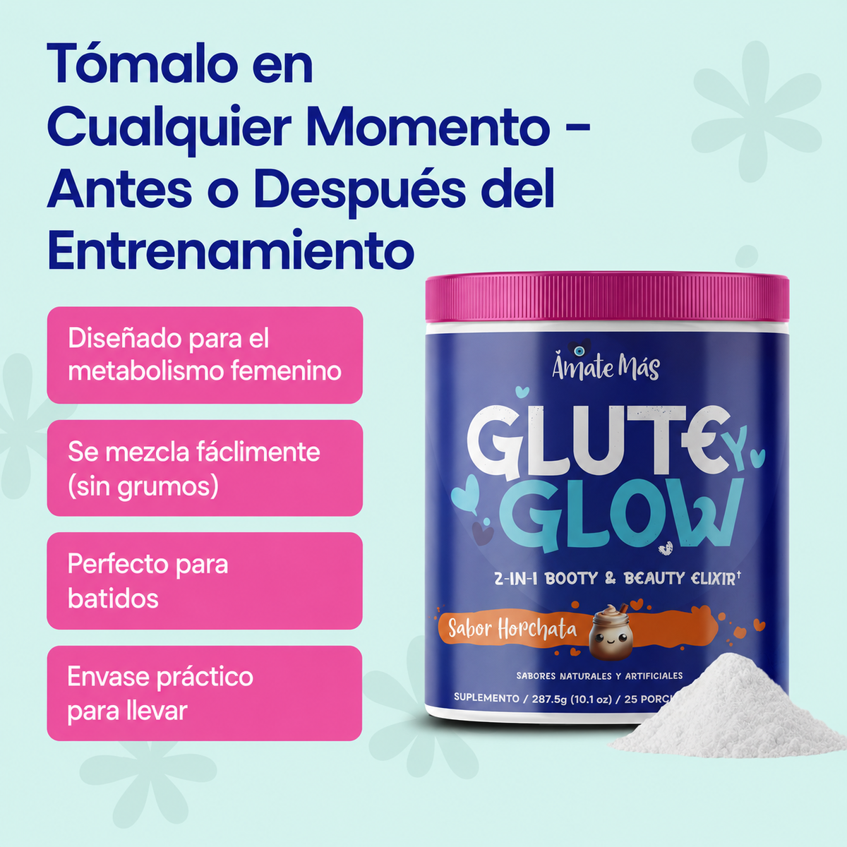 Glute Glow- En 30 días, empieza a notar la diferencia